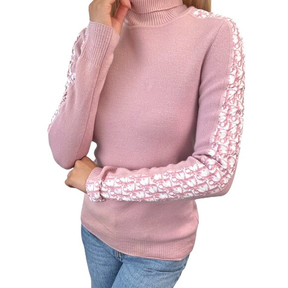 Christian Dior Vintage 2004 Trotter Monogram Ribbed Sweater #36 Top [105605] - Picture 4 of 13
